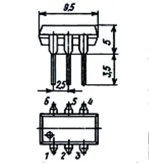 АОТ166Б оптопара транзисторная фото 2 АОТ166Б оптопара транзисторная фото 2