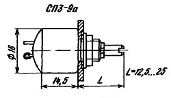 СП3-9А 0.5Вт 33кОм фото 3