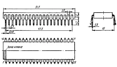 КР1820ВЕ1 микросхема фото 2