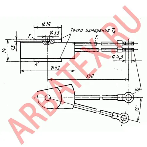 Т123-200-12 тиристор фото 3