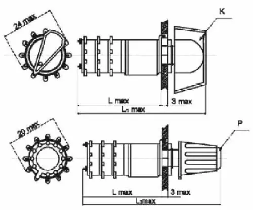 ПГ2-9-6П2НВР переключатель галетный фото 3 ПГ2-9-6П2НВР переключатель галетный фото 3