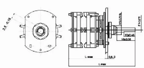 ПГ3-2П2НВ переключатель галетный фото 3 ПГ3-2П2НВ переключатель галетный фото 3