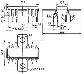 К174ГЛ1А микросхема фото 2 К174ГЛ1А микросхема фото 2