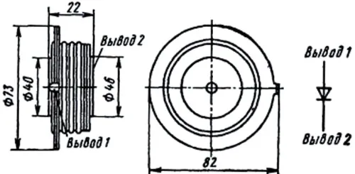 В800-22 диод фото 2