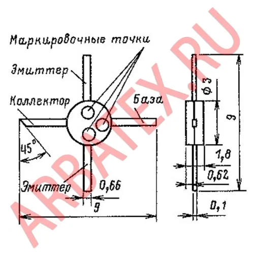 1Т383Б2 транзистор фото 3
