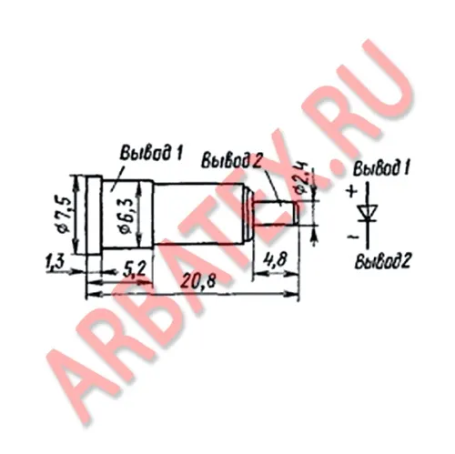 Д604ВП диод фото 3 Д604ВП диод фото 3
