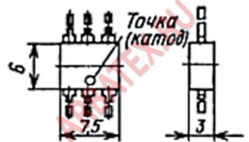 КЦ407А1 диодная сборка фото 2