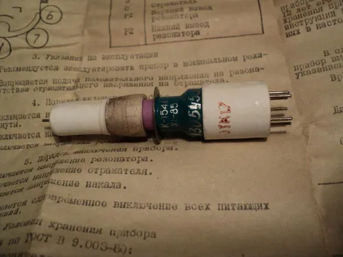 К-154 клистрон фото 2 К-154 клистрон фото 2